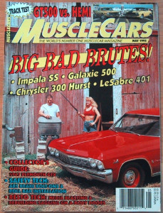 MUSCLE CARS 1995 MAY - GTX, HAWK, LeSABRE, SS396, HURST/OLDS, '65 IMPALA